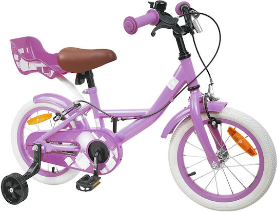 vidaXL 16 Zoll Kinderfahrrad BMX Lila