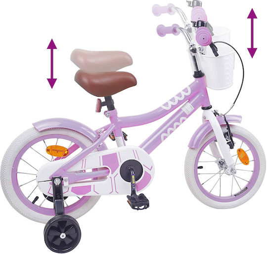 vidaXL 16 Inch Kids' Bicycle BMX Purple