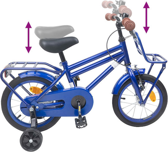 vidaXL 12" Kinderfahrrad BMX Blau