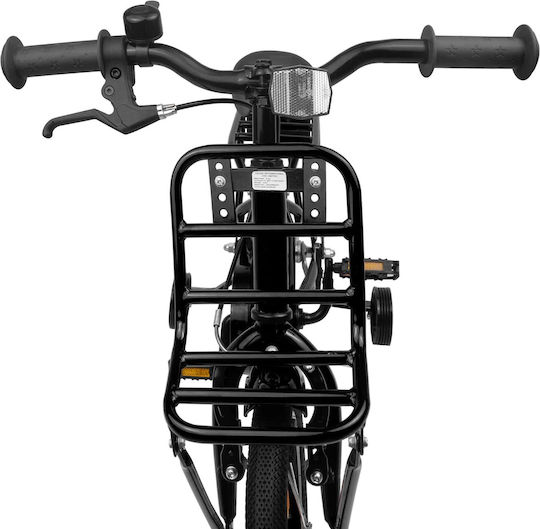 vidaXL Bicicletă Copii BMX Neagră 14"