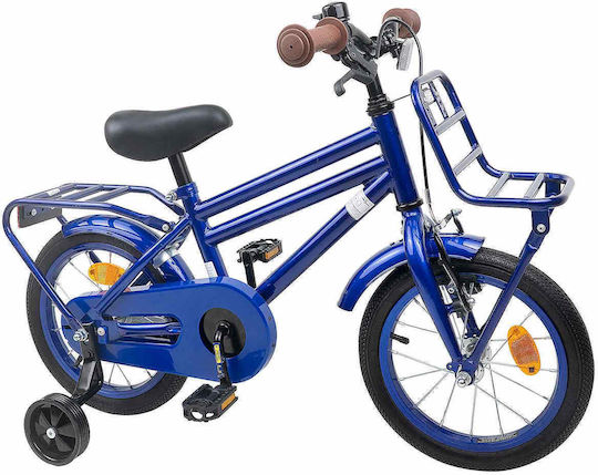 vidaXL 14" Kids' BMX Bicycle Blue