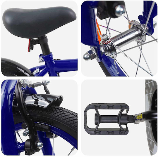 vidaXL 12" Παιδικό Ποδήλατo BMX Μπλε