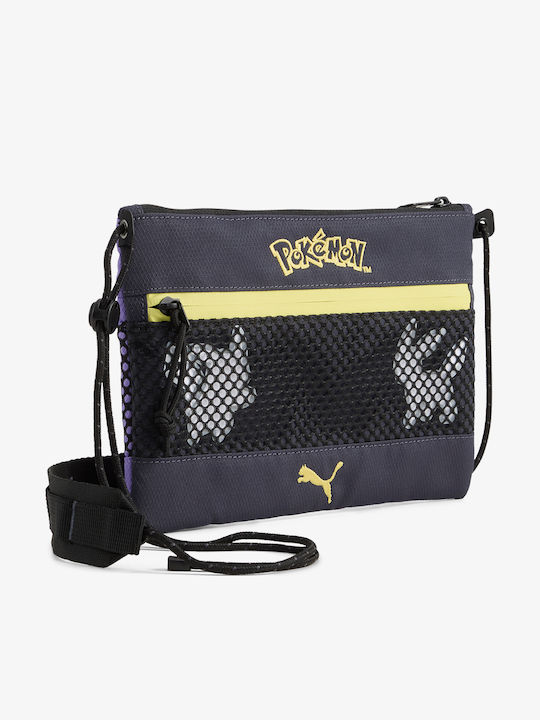 X Pokemon Men's Shoulder / Crossbody Bag Gray