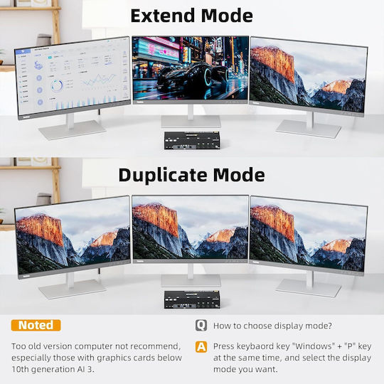 X002H9C93L KVM И Превключвател На Данни С DisplayPort HDMI USB 3.0