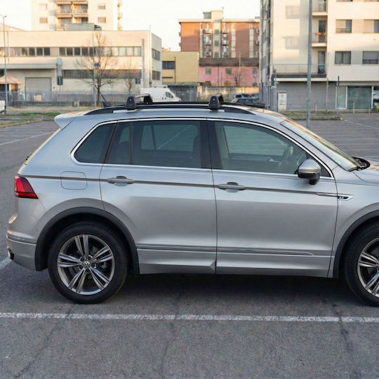Roof Rack Classic Roof Rails Volkswagen Tiguan 2016-2024 Black