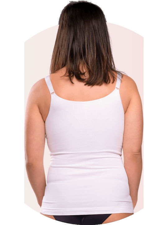 Carriwell Seamless Nursing Top Bra White L