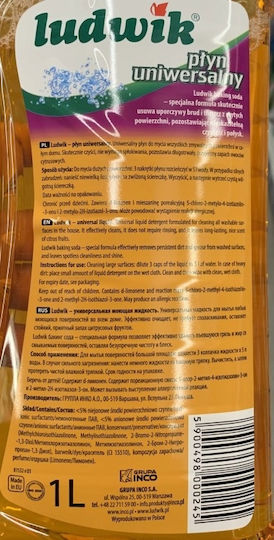 Ludwik Καθαριστικό Υγρό Πατώματος 1lt