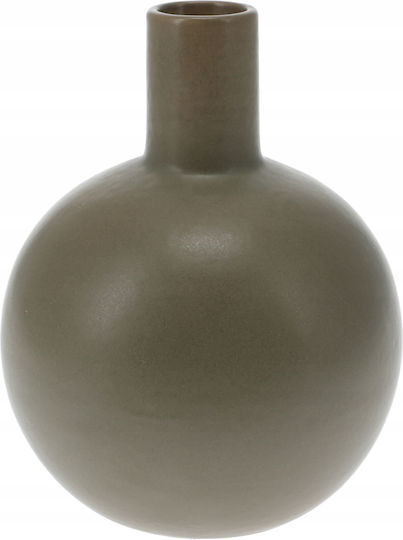 Koopman Βάζο Πορσελάνης Μαύρο 10xΥ13.5cm