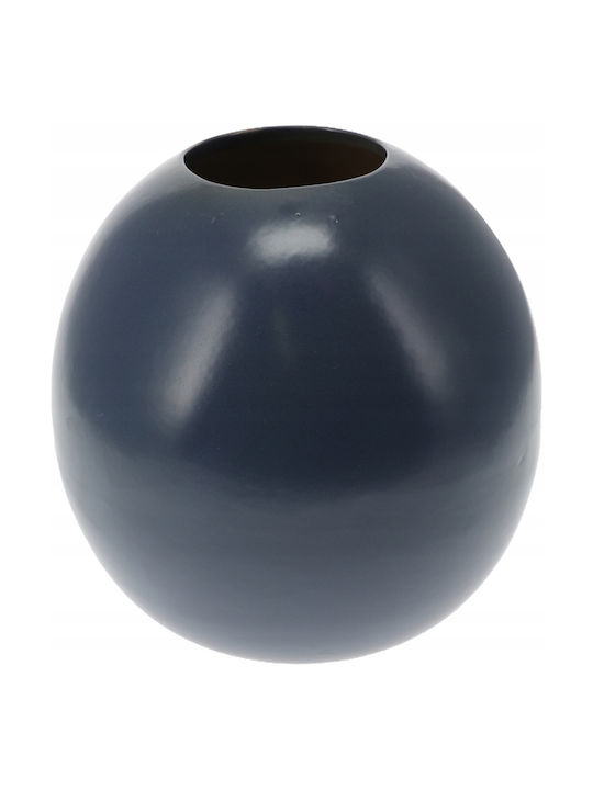 Koopman Διακοσμητικό Βάζο Πορσελάνης Μαύρο 10xΥ17.5cm