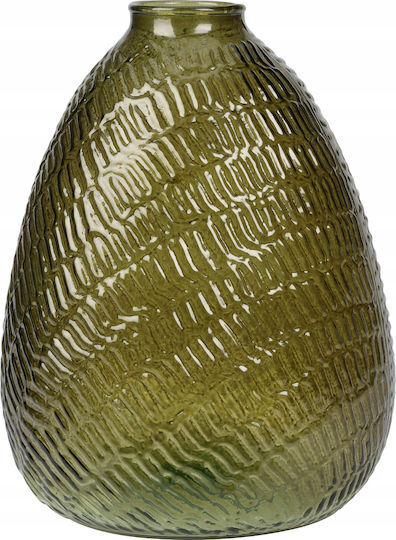 Koopman Vază Decorativă Din Sticlă Albastră 16xÎnălțime 22cm