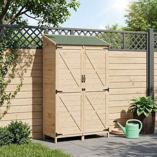 Wooden Garden Shed M1.06xW0.56xH1.765m