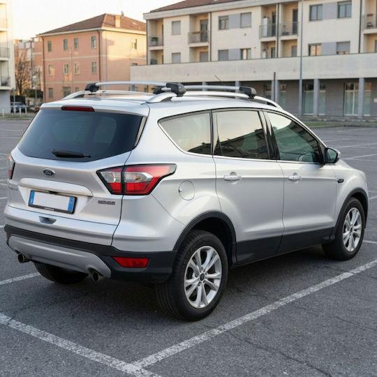 Aluminium Dachträger für Ford Kuga 2012-2020 mit Dachträgerfüßen Silber