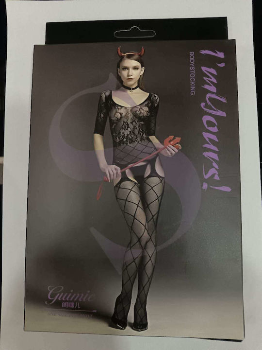 Intimonna Bodystocking Negru