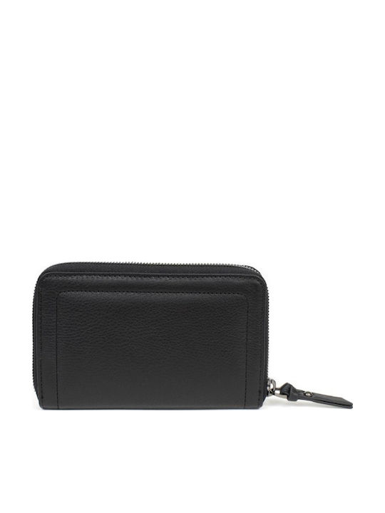 Leather Women's Wallet with RFID Black