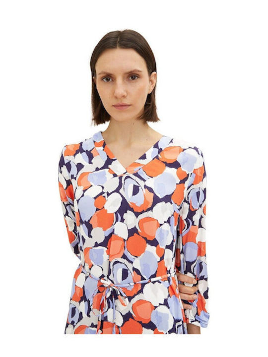 Rochii De Vară Pentru Femei Mini Rochie Cu Model Floral Navy