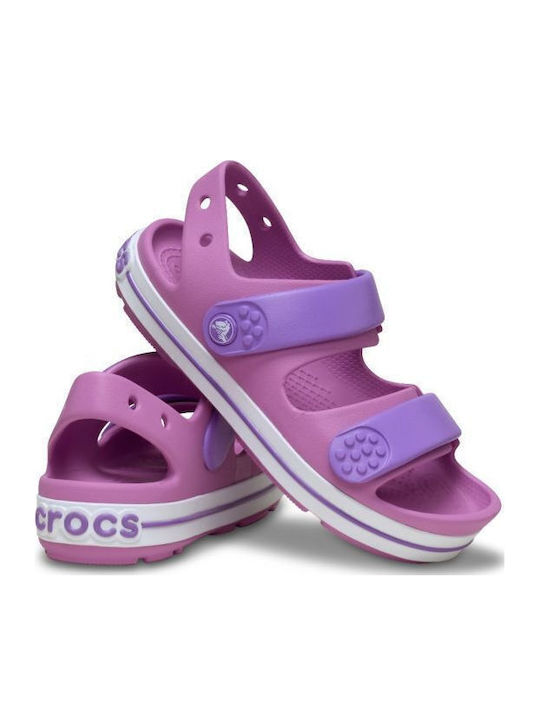 Crocband Παιδικά Ανατομικά Παπουτσάκια Θαλάσσης Ροζ