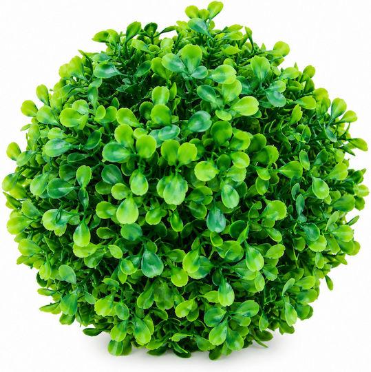 Decorative Artificial Green Leaf Ball 18cm Pot Garden & Balcony