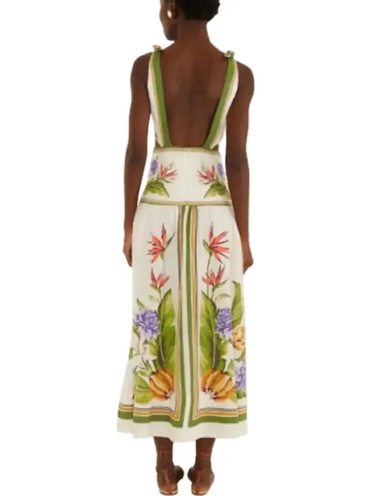 Summer Midi Dress in Sand Colour