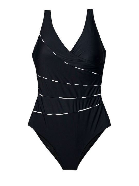 One Piece Swimsuit For Large Bust Black