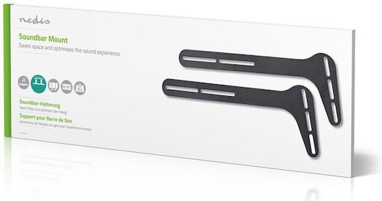 Nedis Speaker Wall Mount (1 Piece) in Black Colour