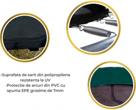 Sportmann Trampolină În aer liber Diametru 183buc cu Net