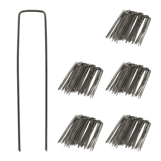 Relaxdays Set 250x Ancore De Sol Anthracite 15x0.2x2.5 Cm