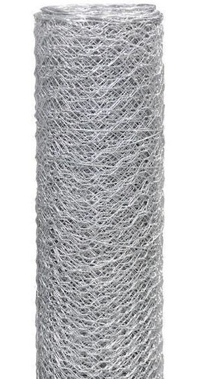 Hexagonal Galvanized Mesh 100cm*25mesh 25mm Opening 0.8mm Wire 25 M S-b 2940163
