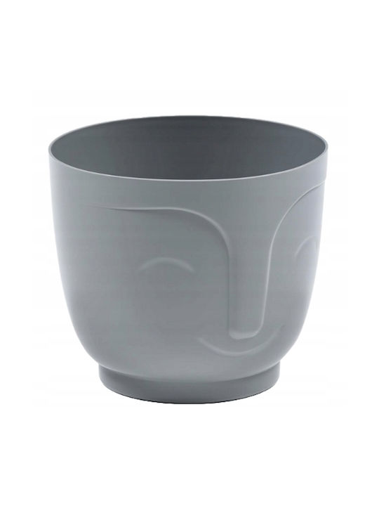 Lamela Ghiveci De Flori Din Plastic Gri