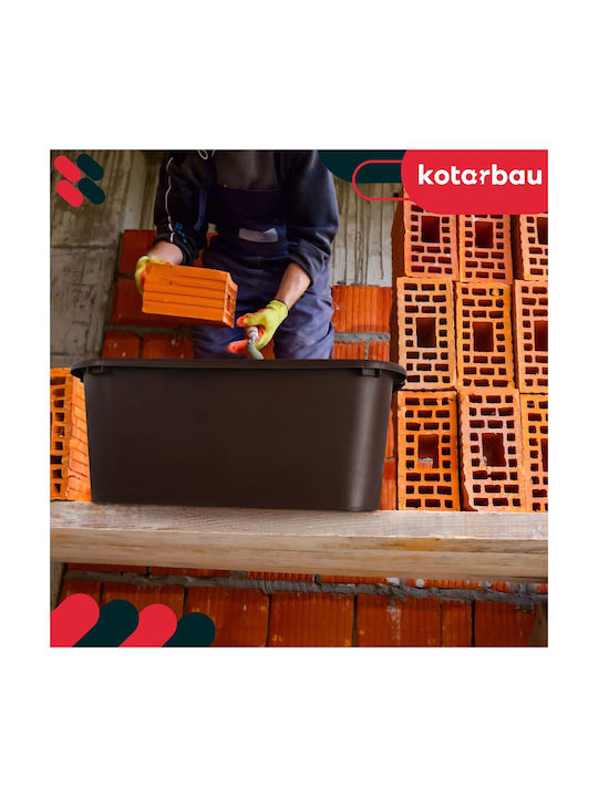 Kotarbau Ghiveci De Flori Din Plastic Maro 45 Cm