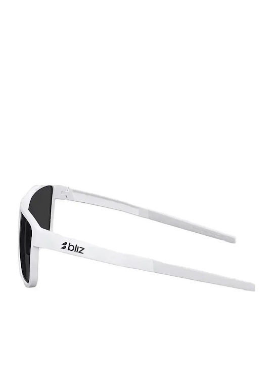 Bliz Unisex Ochelari De Soare Cu Culoarea Albă A Scleletului Și Culoarea Neagră A Lentilei 702702