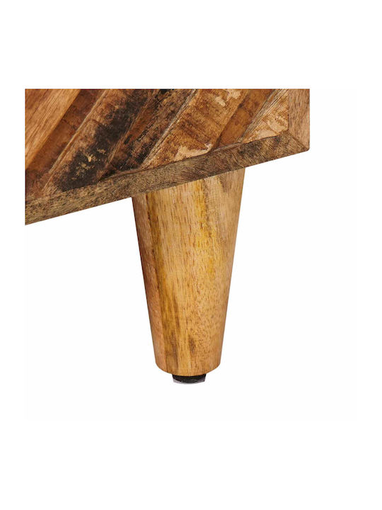 Κομοδίνο από Μασίφ Ξύλο Καφέ 40x33.5x46cm