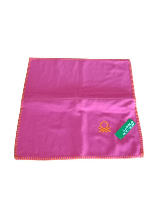 Benetton Διακοσμητική Μαξιλαροθήκη Fleece Λαδί 47x47εκ.