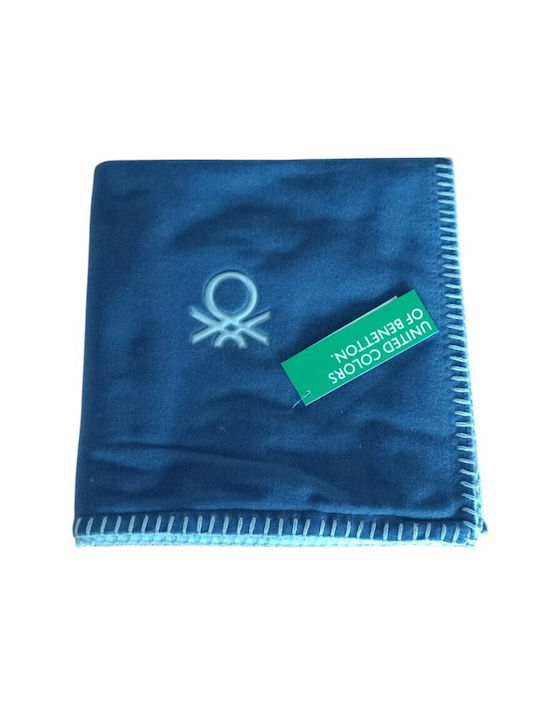 Benetton Decorative Pillow Case Fleece Green 47x47cm