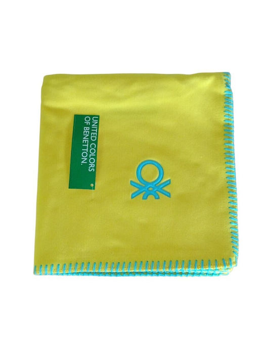 Benetton Διακοσμητική Μαξιλαροθήκη Fleece Λαδί 47x47εκ.