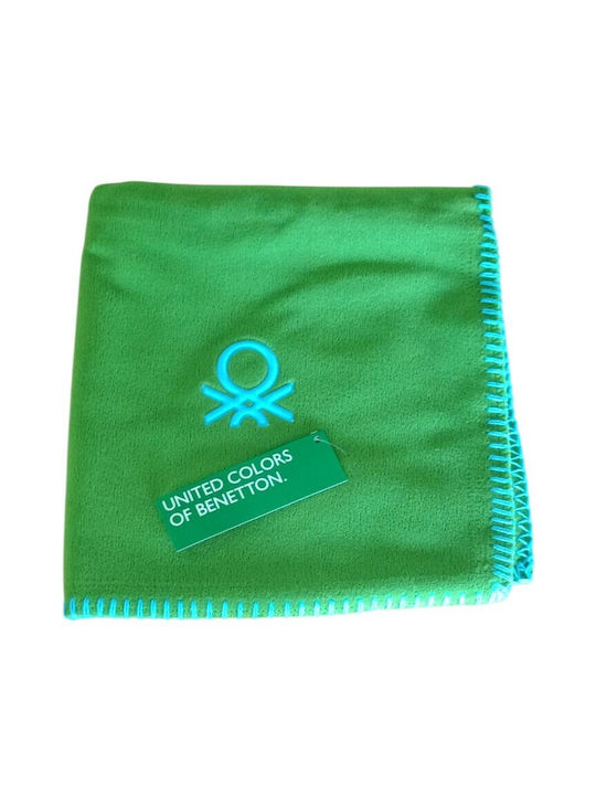 Benetton Decorative Pillow Case Fleece Yellow 47x47cm