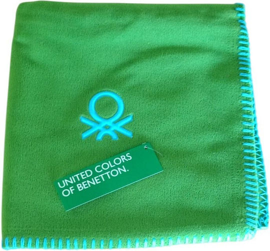 Benetton Dekorativer Kissenbezug Fleece Gelb 47x47cm