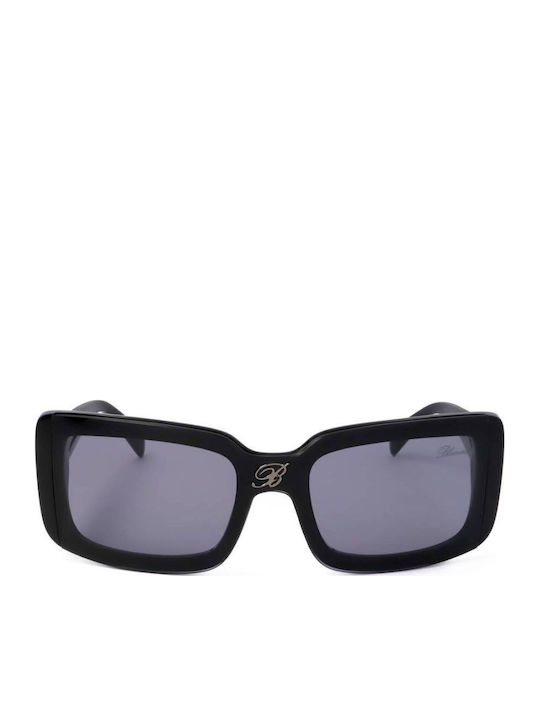 Blumarine Women's Sunglasses with Black Plastic Frame and Black Lens SBM782 700