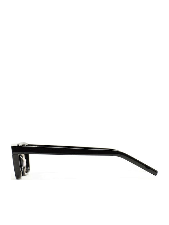 Kaleos Unisex Sunglasses with Black Horn-Rimmed Frame