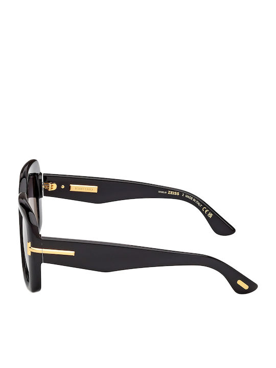 Tom Ford Icon Collection Ανδρικά Γυαλιά Ηλίου με Μαύρο Σκελετό και Μαύρο Ντεγκραντέ Φακό TF1330 01B