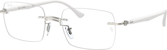 Ray Ban Aviator Ανδρικός Μεταλλικός Σκελετός Ασημί