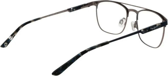 Pepe Jeans Männlich Metallisch Brillenrahmen Silber PJ1302-C3