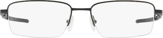Oakley Men's Metal Prescription Eyeglass Frame Made of Titanium Black 5125 01