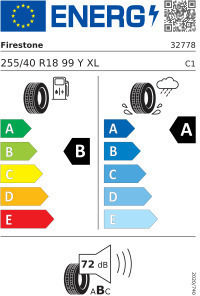 Firestone Runflat 255/40R18 99YY Sommerreifen Autoreifen