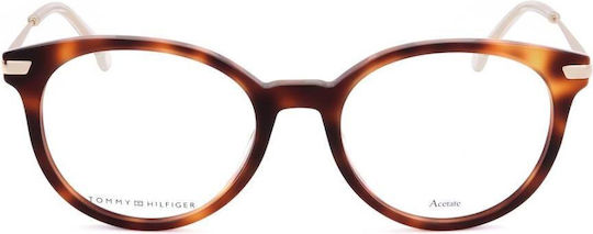 Tommy Hilfiger Γυναικείος Σκελετός Καφέ Ταρταρούγα TH1821 05L