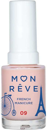 Mon Reve french Manicure Nail Color Βερνίκι Νυχιών Για Γαλλικό Μανικιούρ 13ml - 09 Sheer Beige