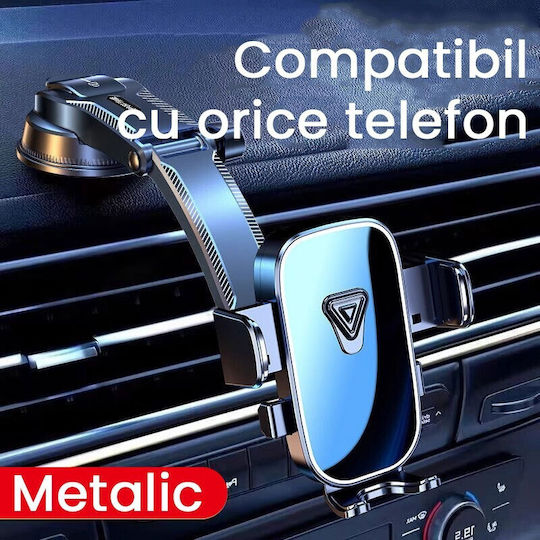 Alista Home Suport Auto Pentru Telefon Mobil 4.7" - 7" Cu Cârlige Reglabile Albastru