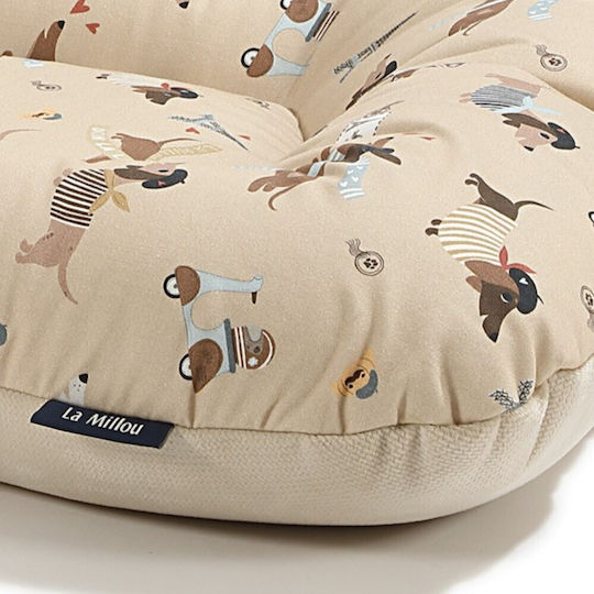 La Millou Baby Nest Pillow Pierre Dog Brown