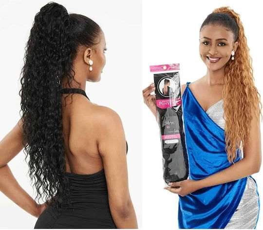 Extension σε Ανοιχτό Ξανθό Χρώμα 71cm Αλογοουρά Ponytail Συνθετική Τρίχα