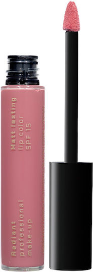 Radiant Matt Lasting Lip Color SPF15 Υγρό Κραγιόν Matte 01 6.5ml