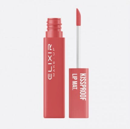 Elixir Kissproof Lip Mat Liquid Lipstick Matte 027 Dark Pink 4.5gr
